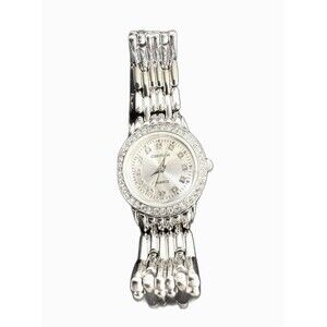 Cosmopolitan Hearst Ladies Silver Analog Watch, New In Box With Papers.
